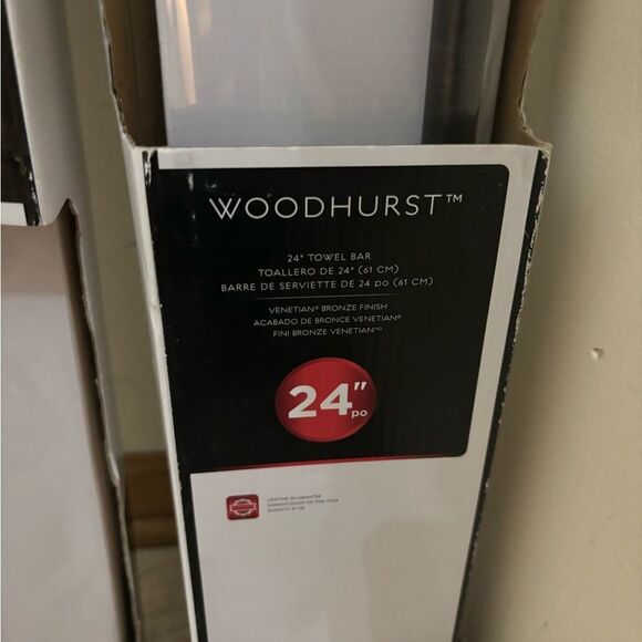 2 pack Delta 73224 Woodhurst 24" Towel Bar - Matte Brown - Picture 5 of 5